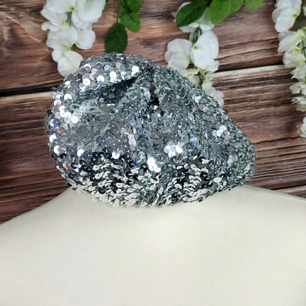 Silver Sequins Hat